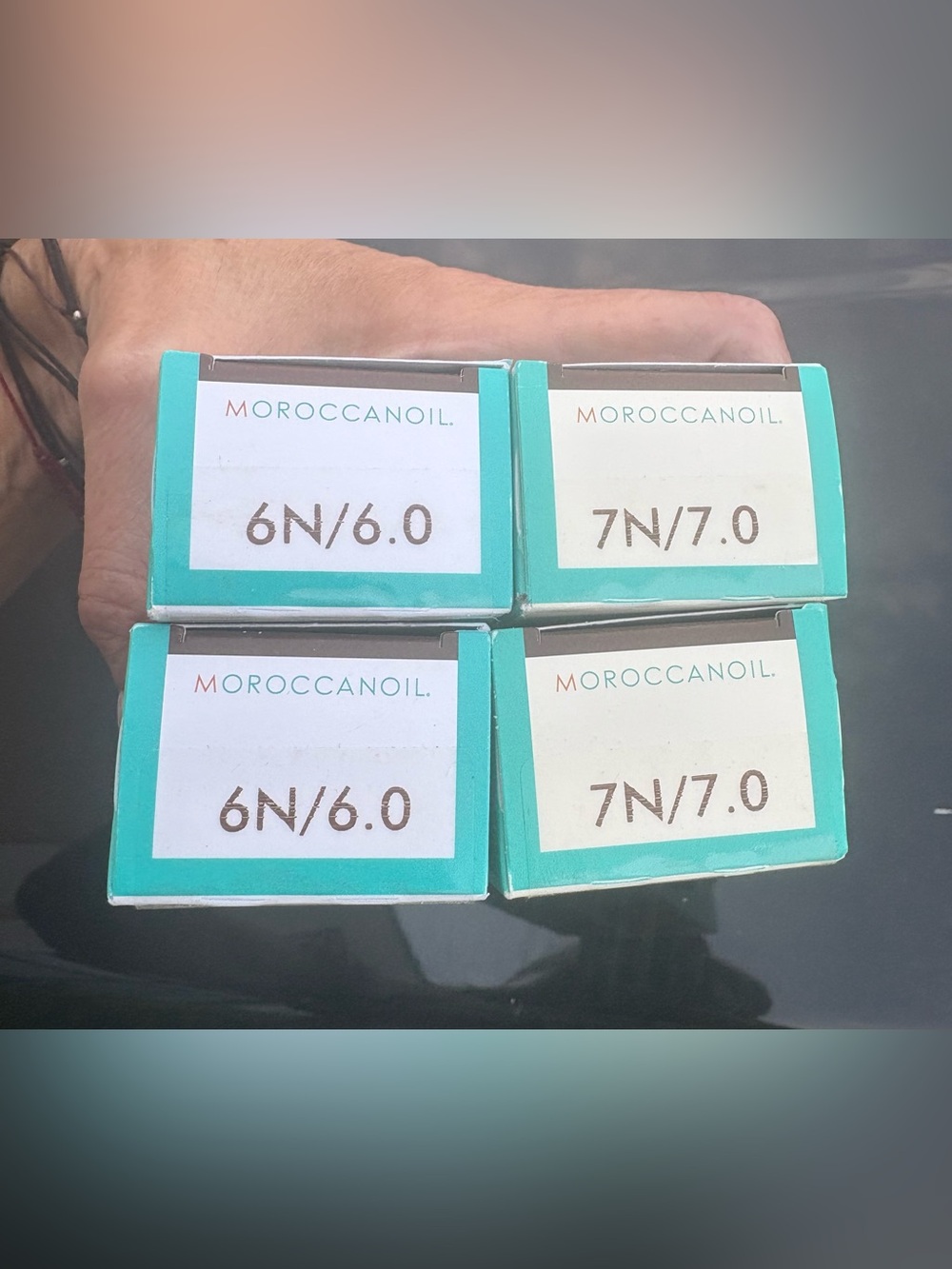 Moroccanoil Color Rhapsody Permanent Cream Color 4 pack 6N 7N new in box